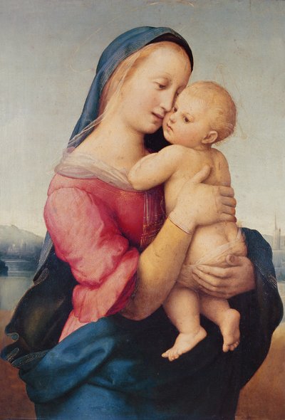 「テンピ」マドンナ、1508 作： Raffaello Sanzio Raphael